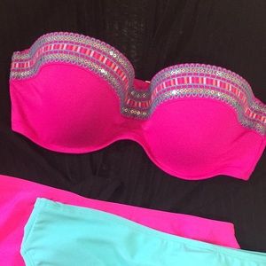 Shade & Shore Vacay Embellished Bikini Top